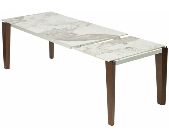 Стол ESMIR 180 GLOSS LUXURY PANDORA SOLID CERAMIC/орех, ®DISAUR, изображение 10 | Интернет магазин мебели и декора LifeDekor