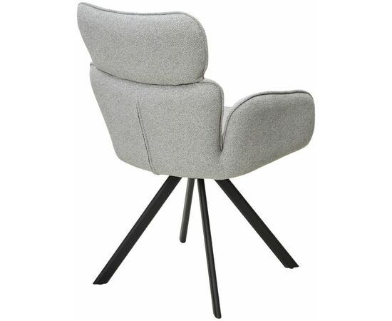 Стул LONG 360 град. поворот. NS10 Серый, букле / черный каркас, М-City, изображение 7 | Интернет магазин мебели и декора LifeDekor