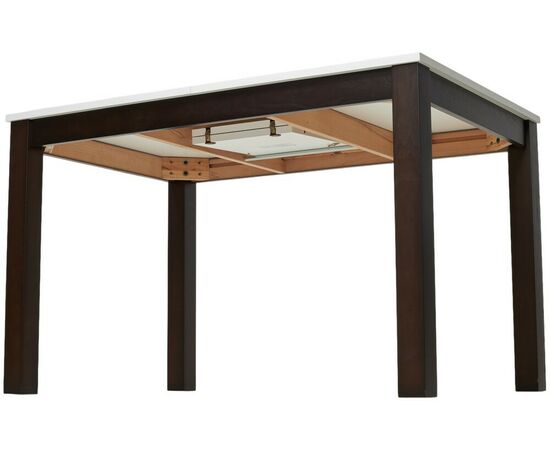 Стол TME-6931 MBH SWEDEN белый мрамор / темный орех  M-City, изображение 9 | Интернет магазин мебели и декора LifeDekor