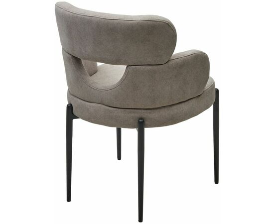 Стул VALTER AR627-11B Молочный, ткань / Черный каркас, ®DISAUR, изображение 5 | Интернет магазин мебели и декора LifeDekor