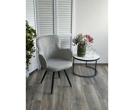 Стул ALTAIR 360 град. поворот. NS10 серый, букле / черный каркас, М-City, изображение 4 | Интернет магазин мебели и декора LifeDekor