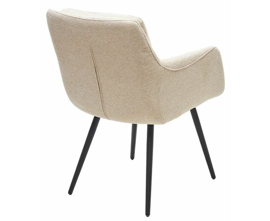 Стул VALLEYS Бежевый Lake-110, ткань / черный каркас / Товарный знак DISAUR, изображение 2 | Интернет магазин мебели и декора LifeDekor