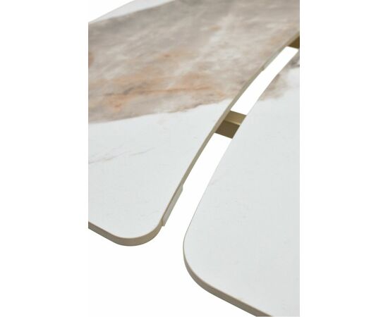 Стол ALATRI 120 GLOSS LUXURY PANDORA SOLID CERAMIC / шампань, ®DISAUR, изображение 10 | Интернет магазин мебели и декора LifeDekor