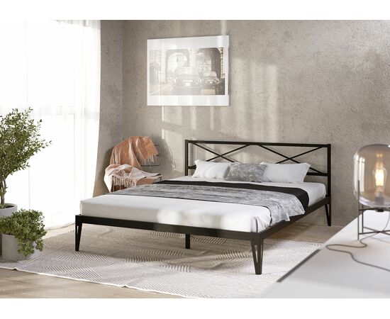 Кровать КМД 37 ТЕЯ 160 черный, изображение 7 | Интернет магазин мебели и декора LifeDekor