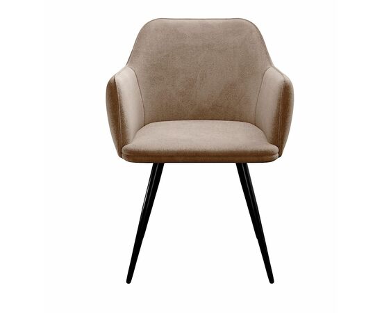 Стул DikLine 277 поворотный TW05 капучино, ножки черные, изображение 3 | Интернет магазин мебели и декора LifeDekor