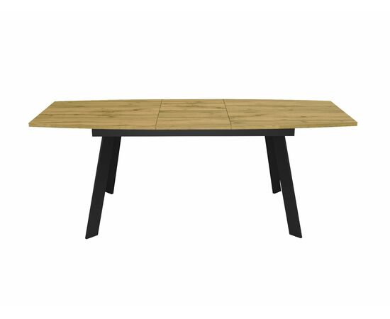 Стол DikLine XL160 Дуб Каселла натуральный, опоры черные, изображение 4 | Интернет магазин мебели и декора LifeDekor