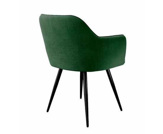 Стул DikLine 277 поворотный TW14 зеленый, ножки черные, изображение 3 | Интернет магазин мебели и декора LifeDekor