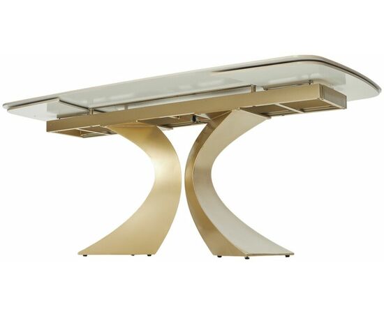 Стол MATIAS 180 GLOSS LUXURY PANDORA SOLID CERAMIC / шампань, ®DISAUR, изображение 8 | Интернет магазин мебели и декора LifeDekor