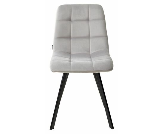 Стул CHILLI SQUARE BLUVEL-03 светло-серый, велюр / черный каркас М-City, изображение 7 | Интернет магазин мебели и декора LifeDekor