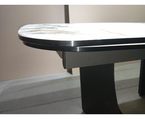 Стол BIRGER 200 KL-188 Контрастный мрамор, итальянская керамика, ®DISAUR, изображение 4 | Интернет магазин мебели и декора LifeDekor