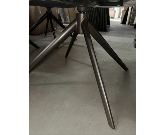 Стул PONTUS 360 град. поворот. KN01-05 Бежевый/ BZ1046-11 Бежевый/ Шоколадное золото, ®DISAUR, изображение 2 | Интернет магазин мебели и декора LifeDekor