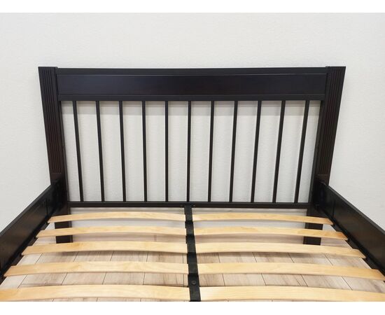 Кровать АГАТА 160, черный/шоколад, изображение 12 | Интернет магазин мебели и декора LifeDekor