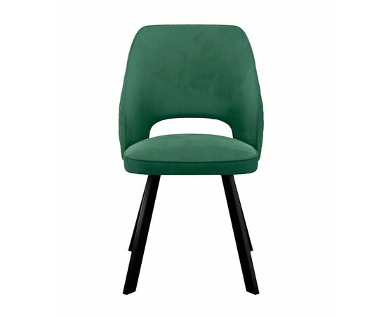 Стул DikLine 274 поворотный Z39 авокадо, ножки черные, изображение 3 | Интернет магазин мебели и декора LifeDekor