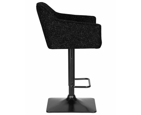 Стул барный DOBRIN RALF, черный твид (LEO18), Вариант: черный твид (LEO18), изображение 3 | Интернет магазин мебели и декора LifeDekor
