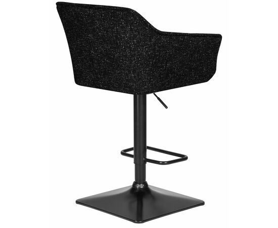 Стул барный DOBRIN RALF, черный твид (LEO18), Вариант: черный твид (LEO18), изображение 4 | Интернет магазин мебели и декора LifeDekor