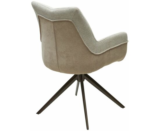 Стул PONTUS 360 град. поворот. KN01-05 Бежевый/ BZ1046-11 Бежевый/ Шоколадное золото, ®DISAUR, изображение 9 | Интернет магазин мебели и декора LifeDekor