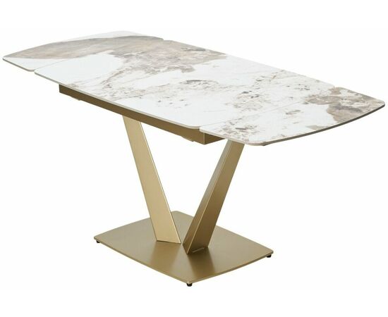 Стол ALATRI 120 GLOSS LUXURY PANDORA SOLID CERAMIC / шампань, ®DISAUR, изображение 11 | Интернет магазин мебели и декора LifeDekor