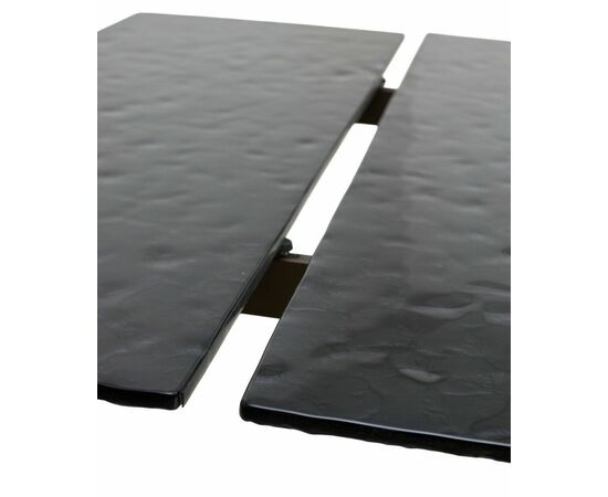 Стол ARKELL 180 GREY, стекло BUBBLE  / Шоколадное золото каркас ®DISAUR, изображение 10 | Интернет магазин мебели и декора LifeDekor