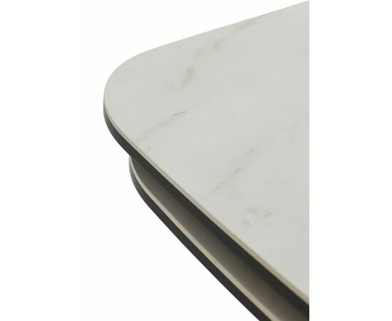 Стол PALACIO 180  KL-188 Контрастный мрамор матовый, итальянская керамика/ Шампань, ®DISAUR, изображение 6 | Интернет магазин мебели и декора LifeDekor