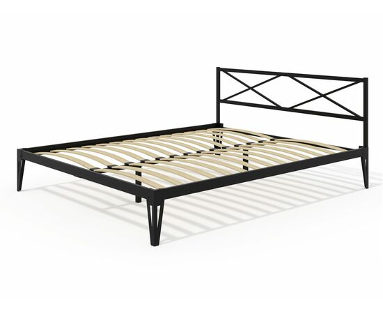 Кровать КМД 37 ТЕЯ 140 черный, изображение 4 | Интернет магазин мебели и декора LifeDekor