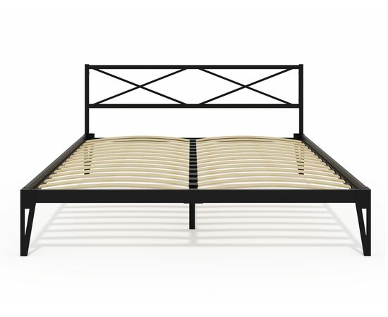 Кровать КМД 37 ТЕЯ 140 черный, изображение 3 | Интернет магазин мебели и декора LifeDekor