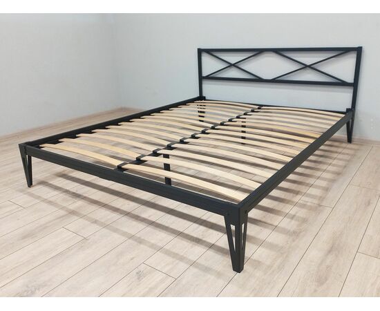 Кровать КМД 37 ТЕЯ 140 черный, изображение 2 | Интернет магазин мебели и декора LifeDekor
