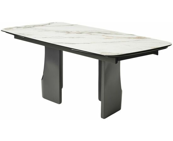 Стол BIRGER 200 KL-188 Контрастный мрамор, итальянская керамика, ®DISAUR | Интернет магазин мебели и декора LifeDekor