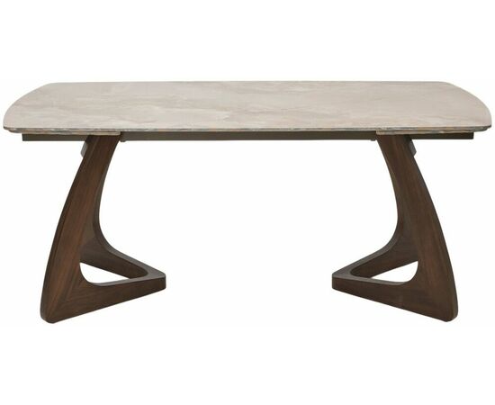 Стол DAKAR 180 GLOSS AMBER JADE SOLID CERAMIC / Орех, ®DISAUR, изображение 14 | Интернет магазин мебели и декора LifeDekor