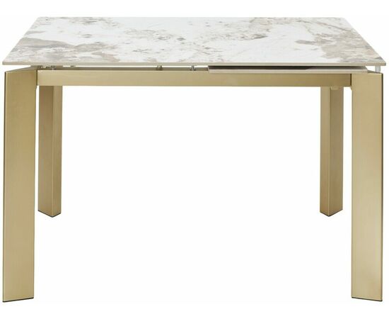 Стол CORNER 120 GLOSS LUXURY PANDORA SOLID CERAMIC / шампань, ®DISAUR, изображение 13 | Интернет магазин мебели и декора LifeDekor