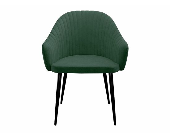 Стул DikLine 440 TW14 зеленый, ножки черные, изображение 2 | Интернет магазин мебели и декора LifeDekor