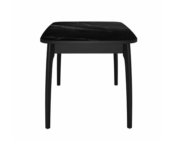 Стол DikLine MK40 Керамика Черный мрамор/подстолье черное/опоры черные, изображение 3 | Интернет магазин мебели и декора LifeDekor