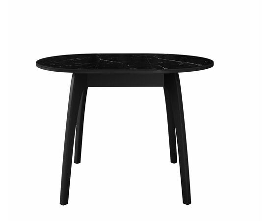 Стол DikLine MK46 Керамика Черный мрамор/подстолье черное/опоры черные, изображение 4 | Интернет магазин мебели и декора LifeDekor