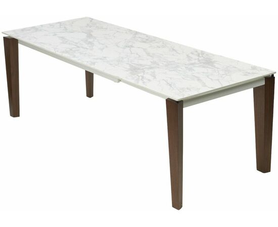 Стол ESMIR 160 MATTE ARABESCATO SOLID CERAMIC/ орех, ®DISAUR, изображение 10 | Интернет магазин мебели и декора LifeDekor