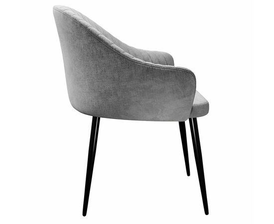 Стул DikLine 440 TW09 светло-серый, ножки черные, изображение 4 | Интернет магазин мебели и декора LifeDekor