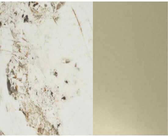 Стол CORNER 120 GLOSS LUXURY PANDORA SOLID CERAMIC / шампань, ®DISAUR, изображение 2 | Интернет магазин мебели и декора LifeDekor