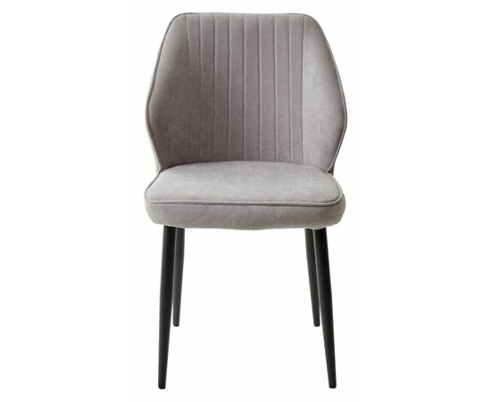 Стул VENA, цвет B22 Серый, велюр / черный каркас М-City, изображение 6 | Интернет магазин мебели и декора LifeDekor