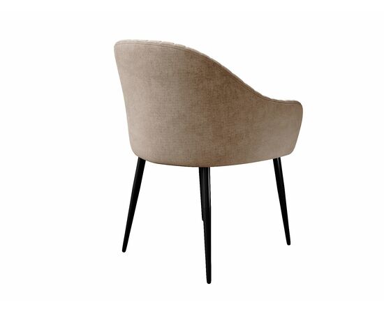 Стул DikLine 440 TW05 капучино, ножки черные, изображение 3 | Интернет магазин мебели и декора LifeDekor