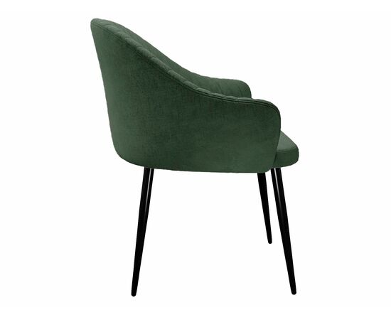 Стул DikLine 440 TW14 зеленый, ножки черные, изображение 4 | Интернет магазин мебели и декора LifeDekor