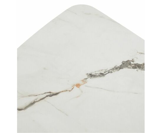 Стол PALACIO 180  KL-188 Контрастный мрамор матовый, итальянская керамика/ Шампань, ®DISAUR, изображение 5 | Интернет магазин мебели и декора LifeDekor