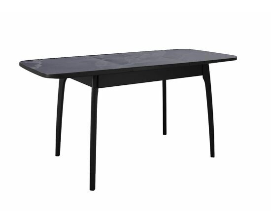 Стол DikLine MK40 Керамика Серый мрамор/подстолье черное/опоры черные, изображение 5 | Интернет магазин мебели и декора LifeDekor