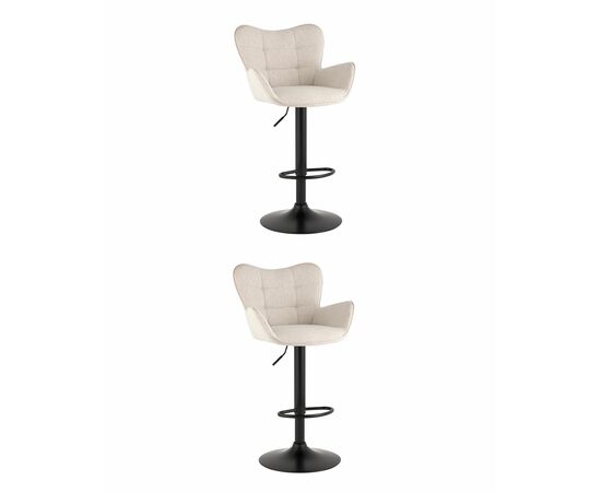 Стул барный Гранд серо-бежевый 2шт. | Интернет магазин мебели и декора LifeDekor