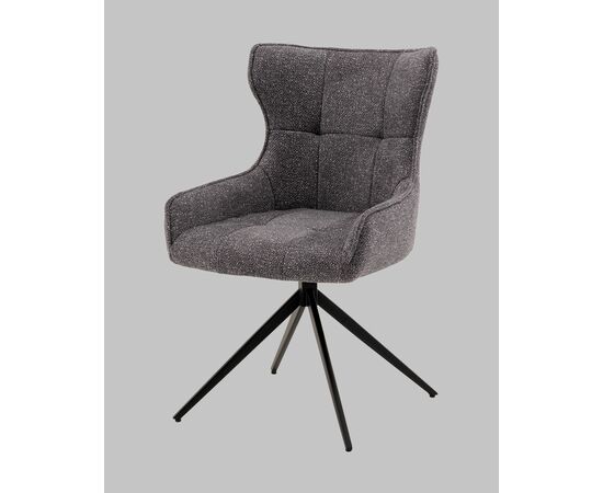 Стул Carlene вращающийся серый, изображение 10 | Интернет магазин мебели и декора LifeDekor