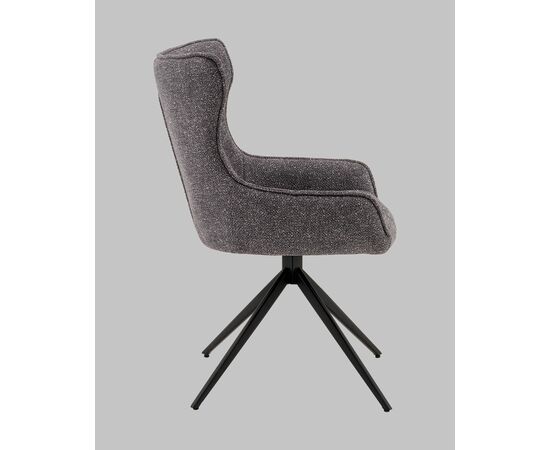 Стул Carlene вращающийся серый, изображение 6 | Интернет магазин мебели и декора LifeDekor