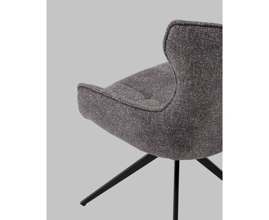 Стул Carlene вращающийся серый, изображение 9 | Интернет магазин мебели и декора LifeDekor