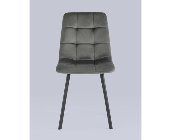 Стул Chilly велюр антрацитовый 4 шт., изображение 3 | Интернет магазин мебели и декора LifeDekor