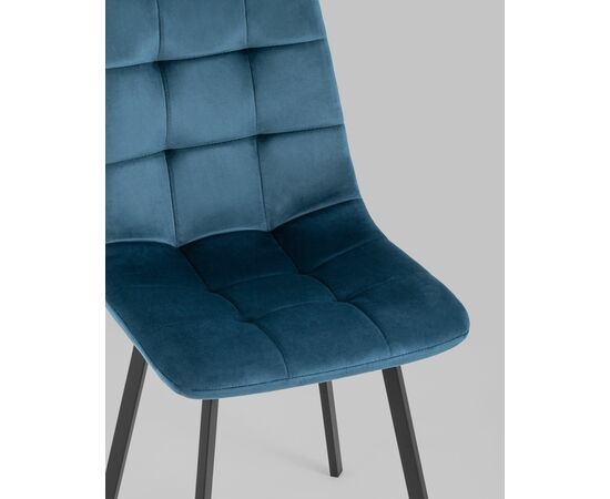 Стул Chilly велюр сине-зеленый 4 шт., изображение 8 | Интернет магазин мебели и декора LifeDekor