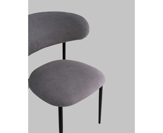 Стул Килиан велюр серый, изображение 10 | Интернет магазин мебели и декора LifeDekor