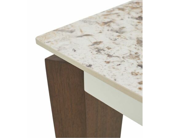 Стол ESMIR 160 GLOSS LUXURY PANDORA SOLID CERAMIC/орех, ®DISAUR, изображение 4 | Интернет магазин мебели и декора LifeDekor