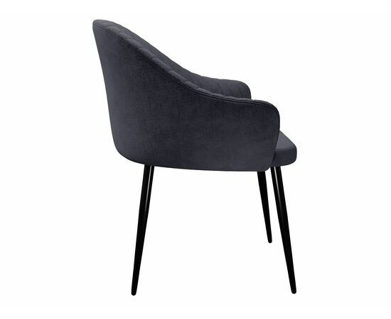 Стул DikLine 440 TW11 серый, ножки черные, изображение 4 | Интернет магазин мебели и декора LifeDekor