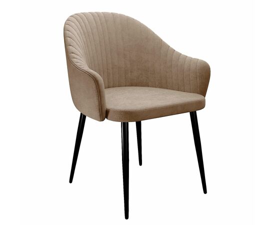 Стул DikLine 440 TW05 капучино, ножки черные | Интернет магазин мебели и декора LifeDekor